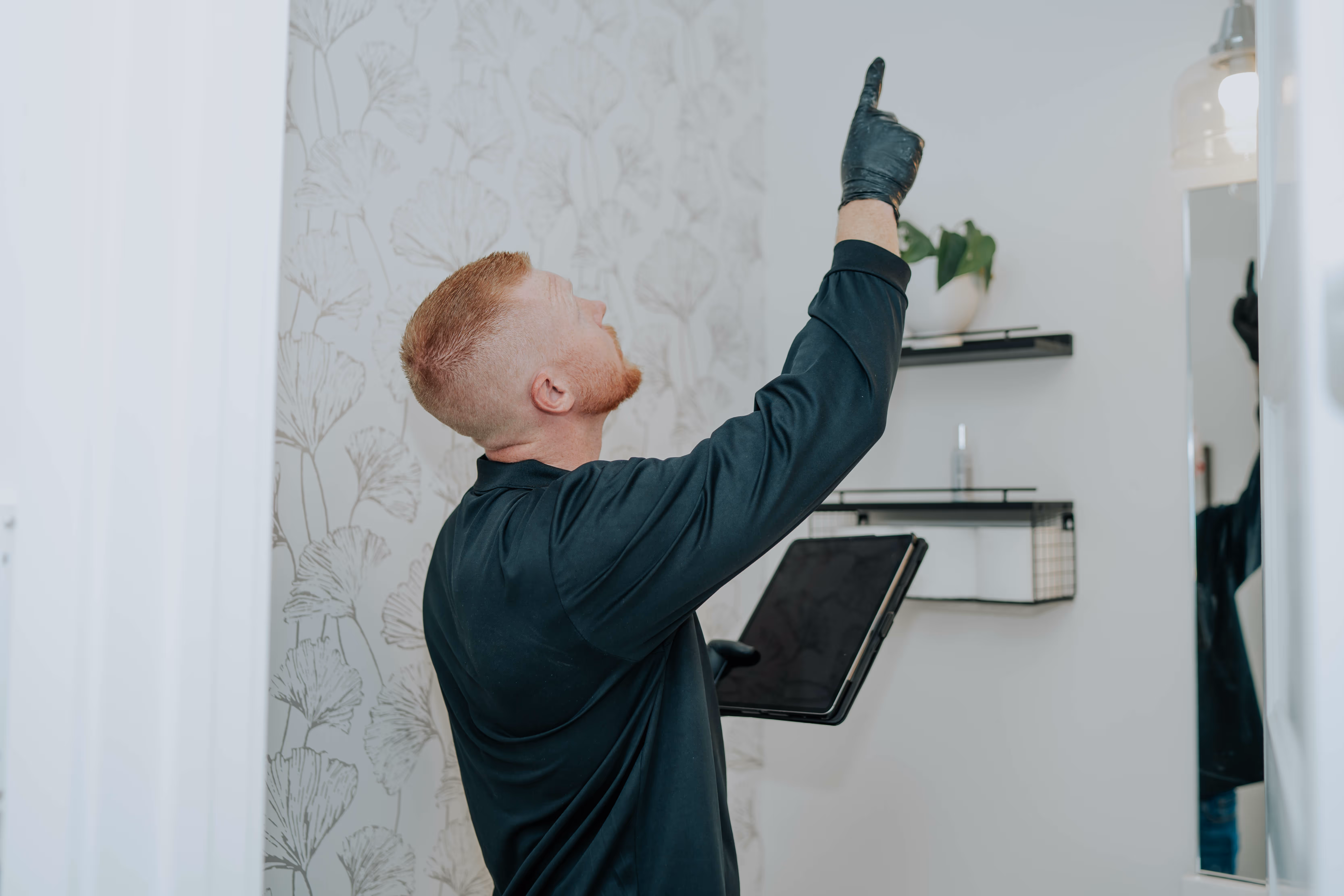 MoldCure specialist inspecting a property